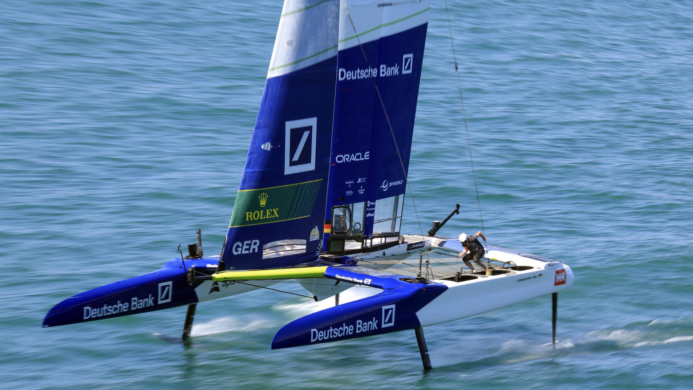 Team D beim SailGP in Cadiz