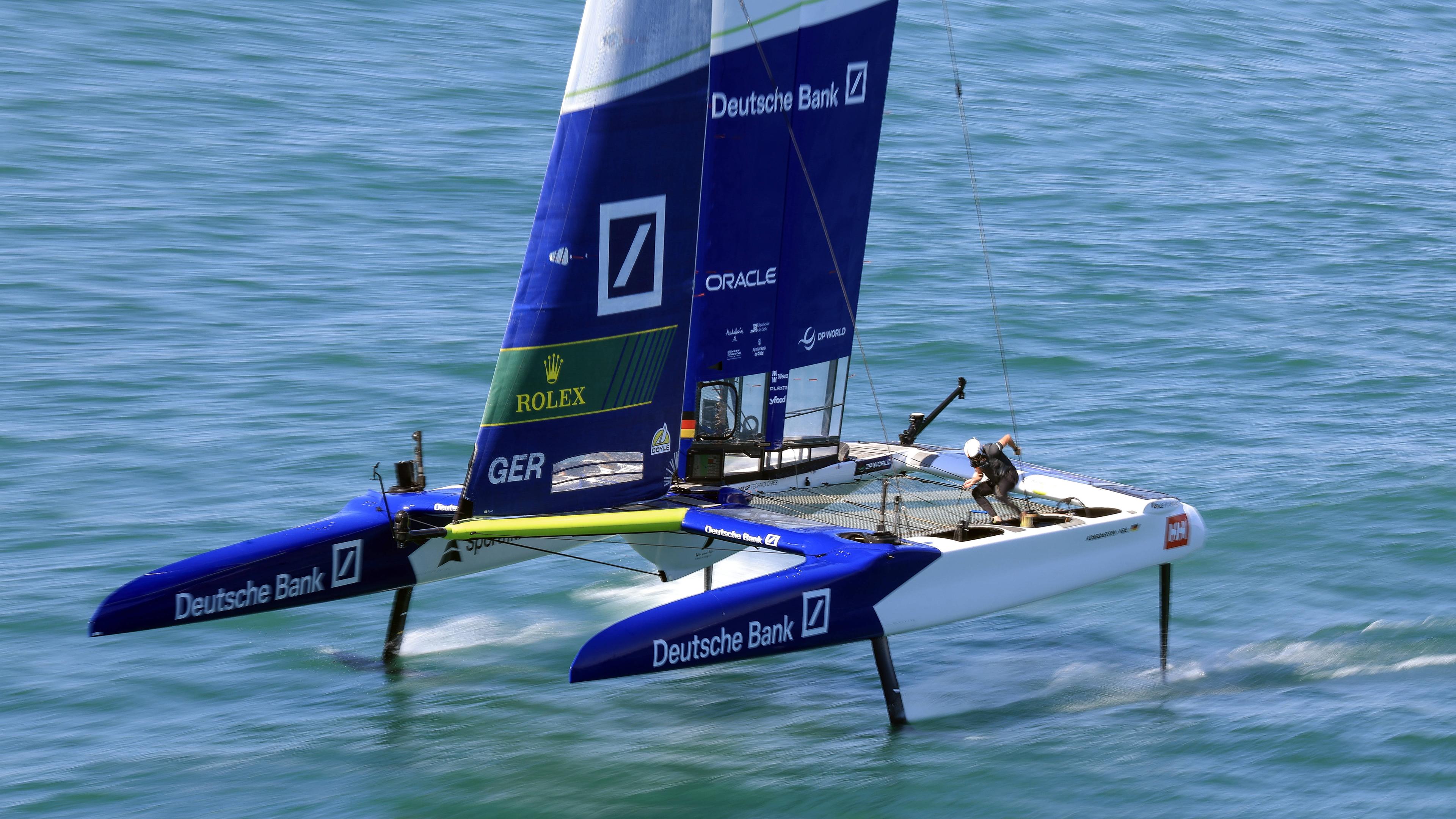 Team D beim SailGP in Cadiz