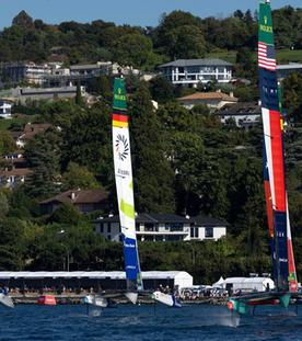 SailGP auf dem Genfer See