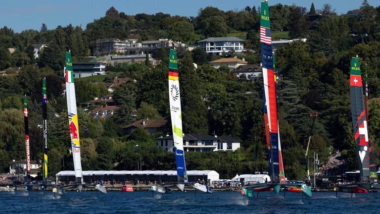 SailGP auf dem Genfer See