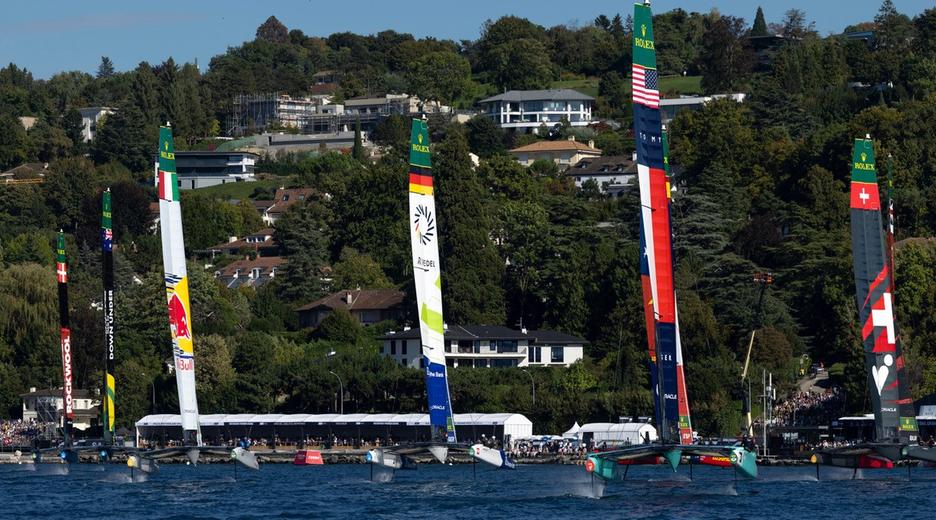 SailGP auf dem Genfer See