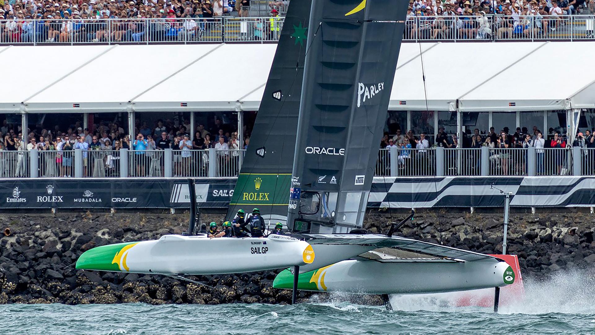 Felix Diemer for SailGP und bei Auckland