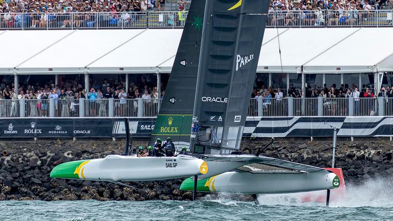 Felix Diemer for SailGP und bei Auckland