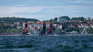 Der SailGP ist zu Gast vor der Insel Rügen in Sassnitz