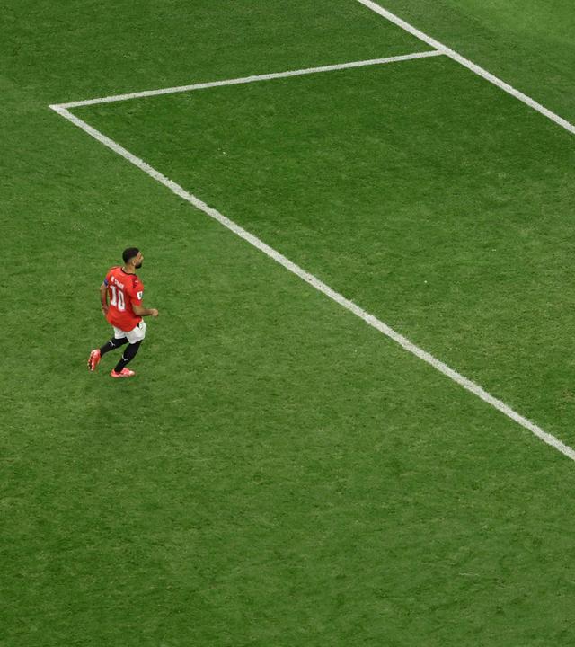 Ägyptens Mohamed Salah verwandlet einen Elfmeter gegen Australien