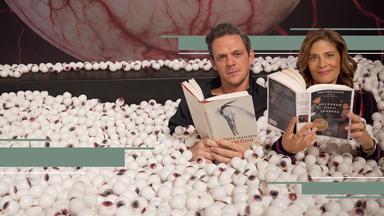 Katty Salie und Jo Schück auf der Frankfurter Buchmesse