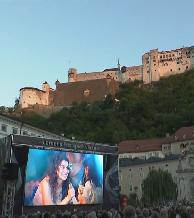 Salzburger Festspiele, Oper "Carmen" auf dem Kapitelplatz