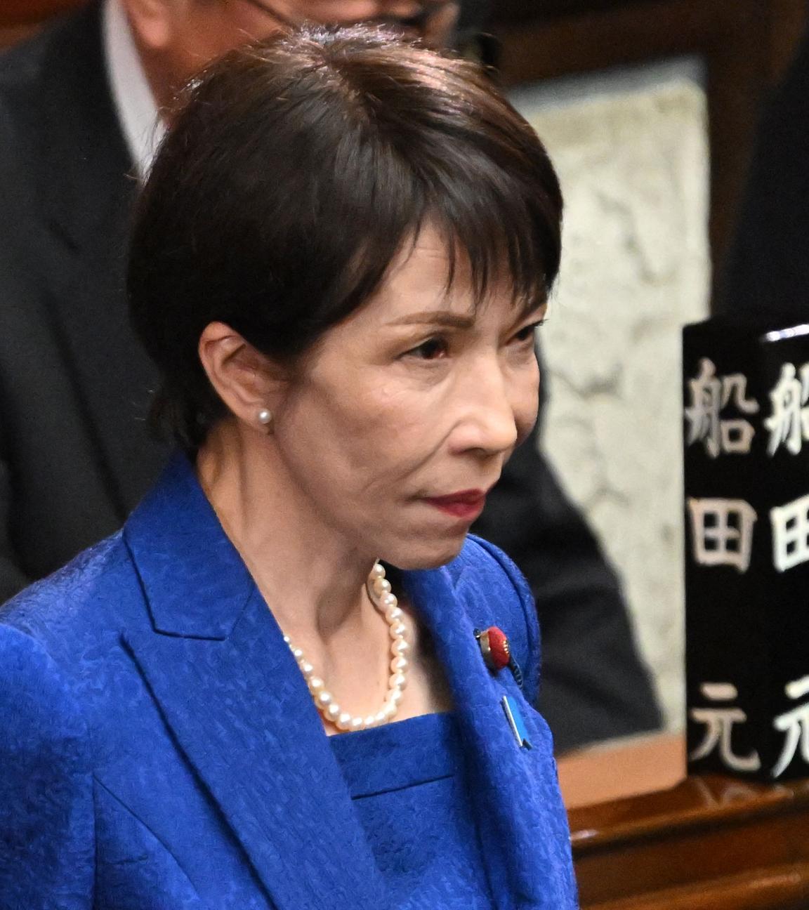 Japans Premierministerin Sanae Takaichi nimmt am 23. Januar 2026 an der Plenarsitzung des Repräsentantenhauses im japanischen Parlament (Diet) in Tokio teil.