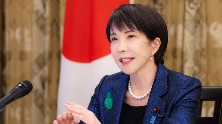 Die japanische Premierministerin Sanae Takaichi