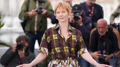 Schauspielerin Sandra Hüller posiert für Fotografen beim Fototermin für den Film "Vaterland" während der 79. Internationalen Filmfestspiele im französischen Cannes am 15.05.2026.