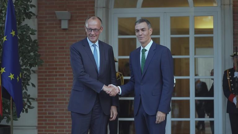 Bundeskanzler Merz und spanischer Ministerpräsident Sánchez