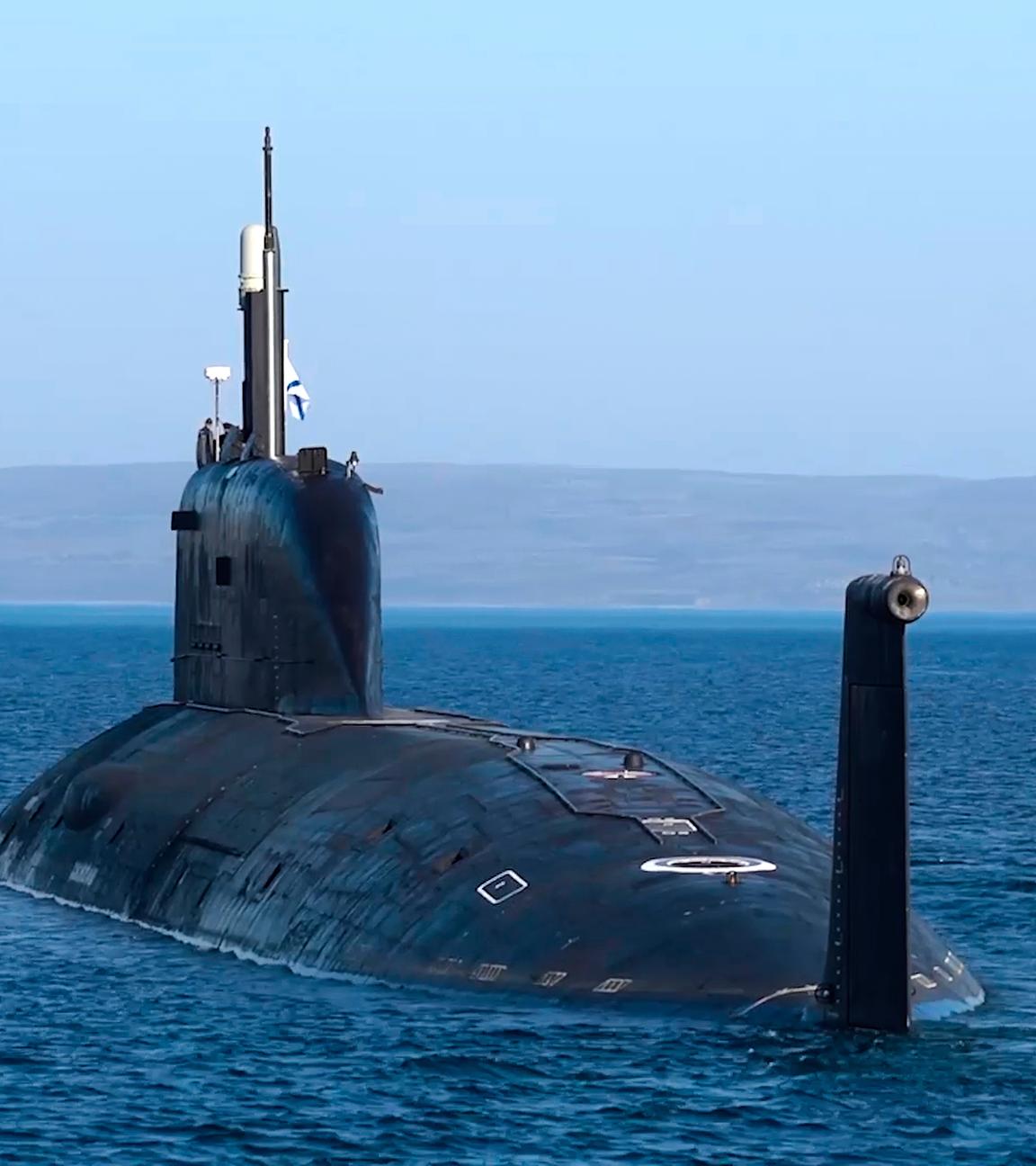 russisches Uboot für Großmanöver