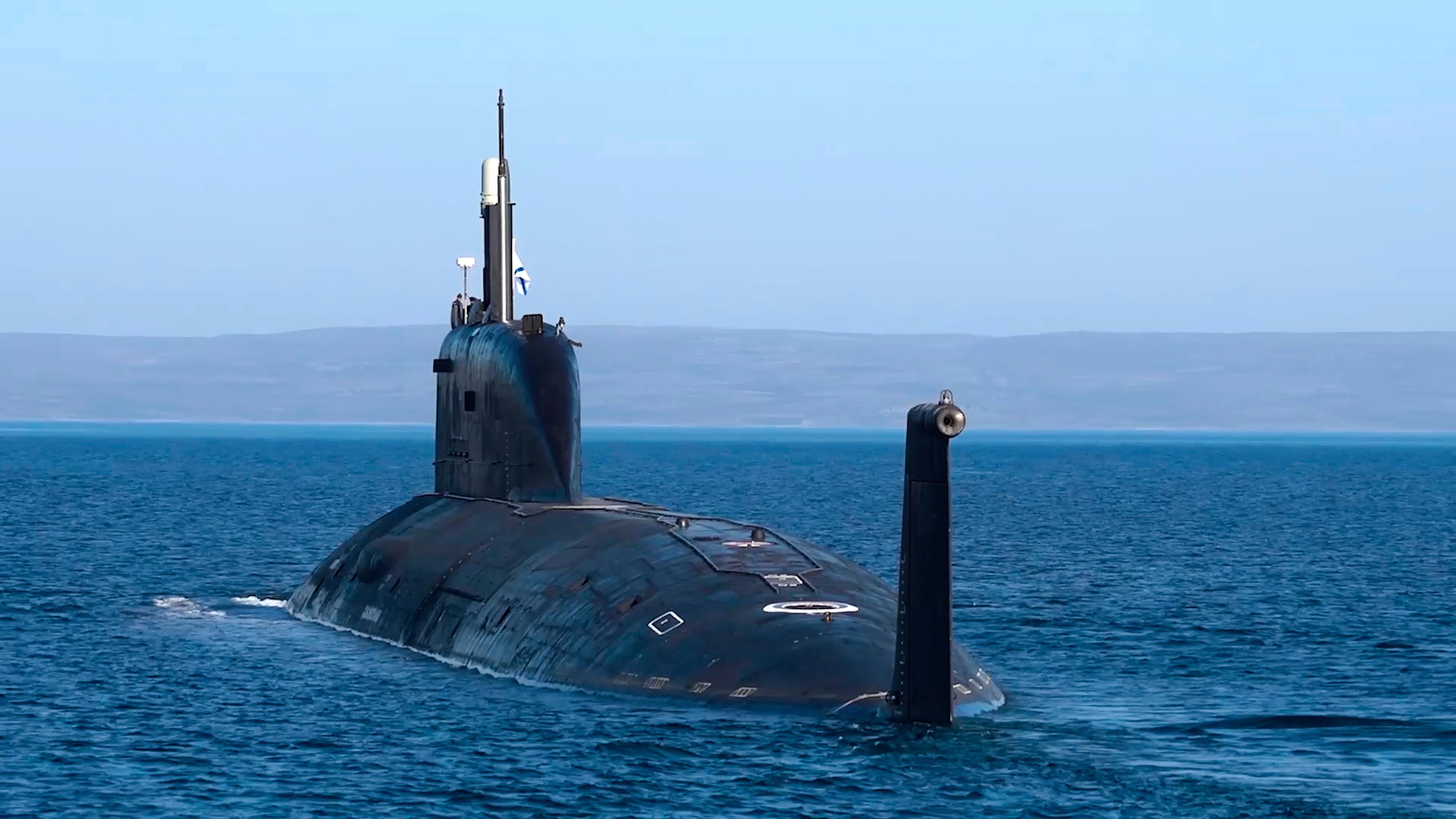 russisches Uboot für Großmanöver