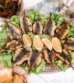 Sardinenfilets mit Chermoula-Füllung