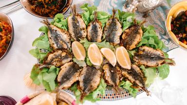 Sardinenfilets mit Chermoula-Füllung