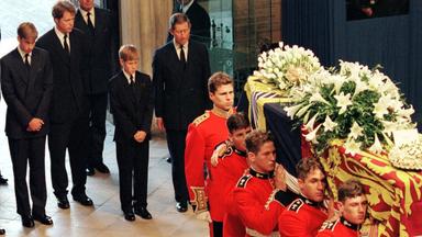 Trauerfeier für Lady Diana in der Londoner Westminster Abtei