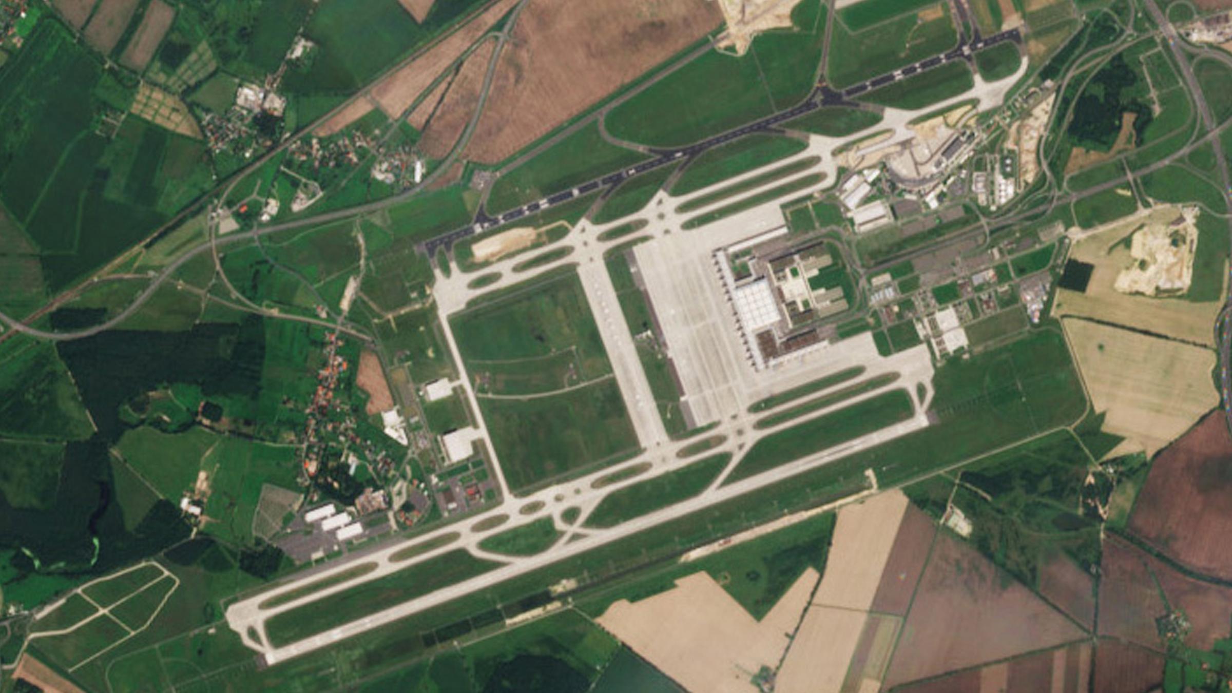 Flughafengelände in Schönefeld am 31.07.2017