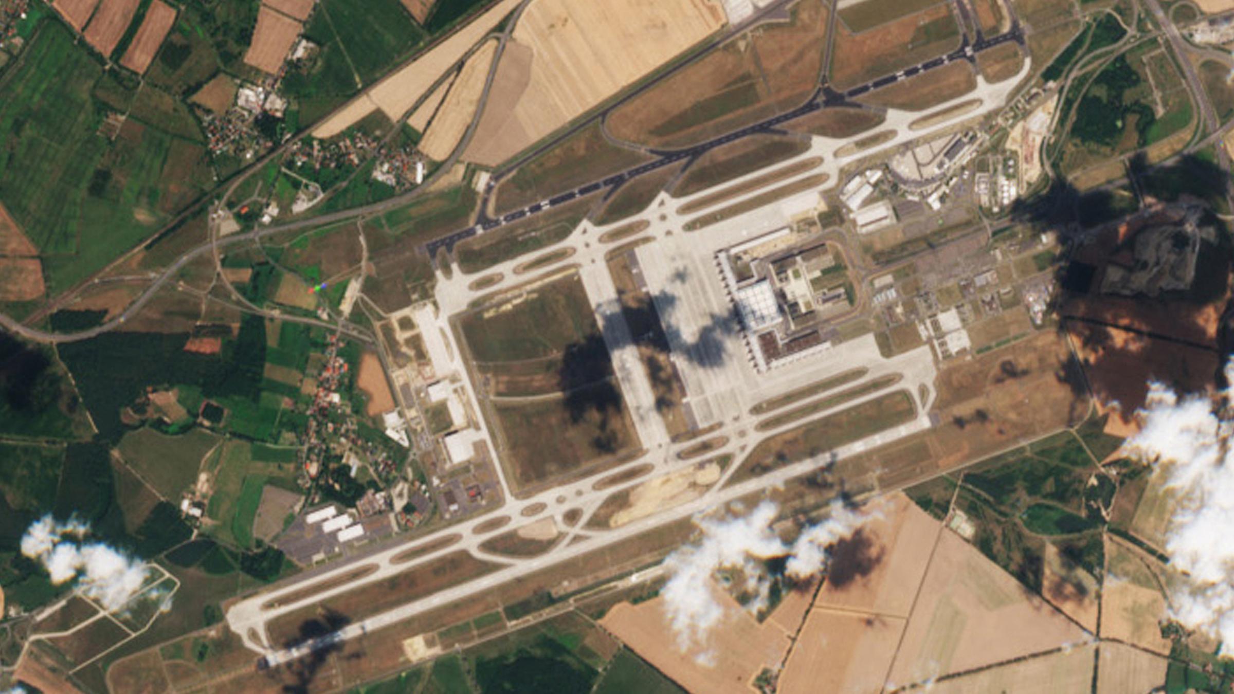 Flughafengelände in Schönefeld am 26.07.2018