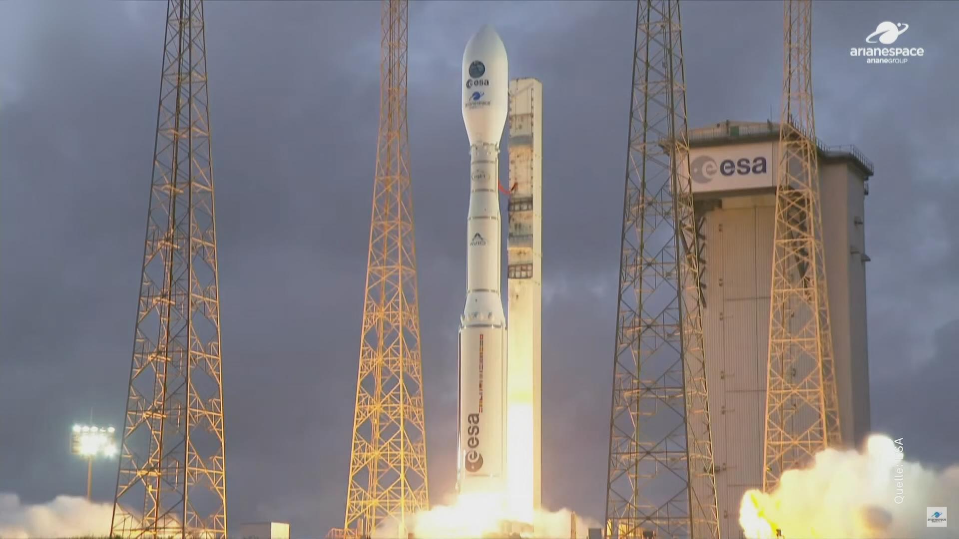 Satellitenstart