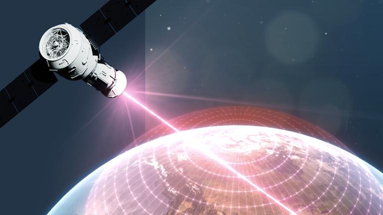 Grafikvideo über den Donald Trumps Golden Dome Pläne. Ein Abwehrschirm für die USA.