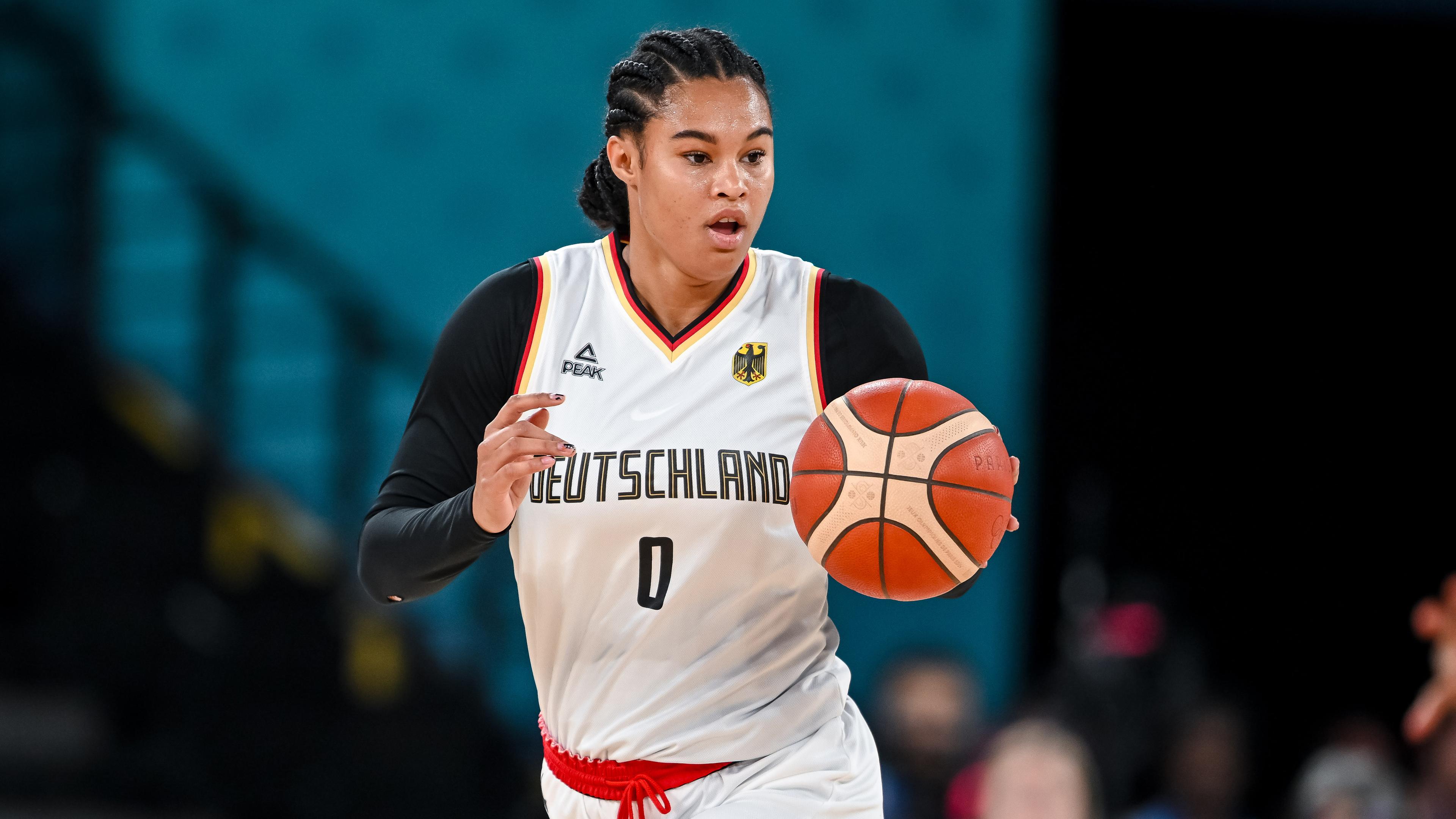 Satou Sabally bei den Olympischen Spielen 2024 in Paris