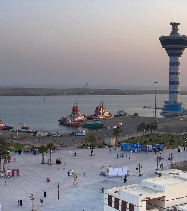 Symbolbild: Die historische Region Yanbu Saudi-Arabien, der Hafen von Yanbu,