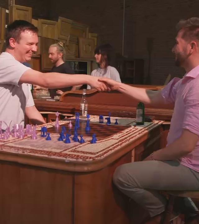 Spieler im "Club der schlechten Schachspieler"