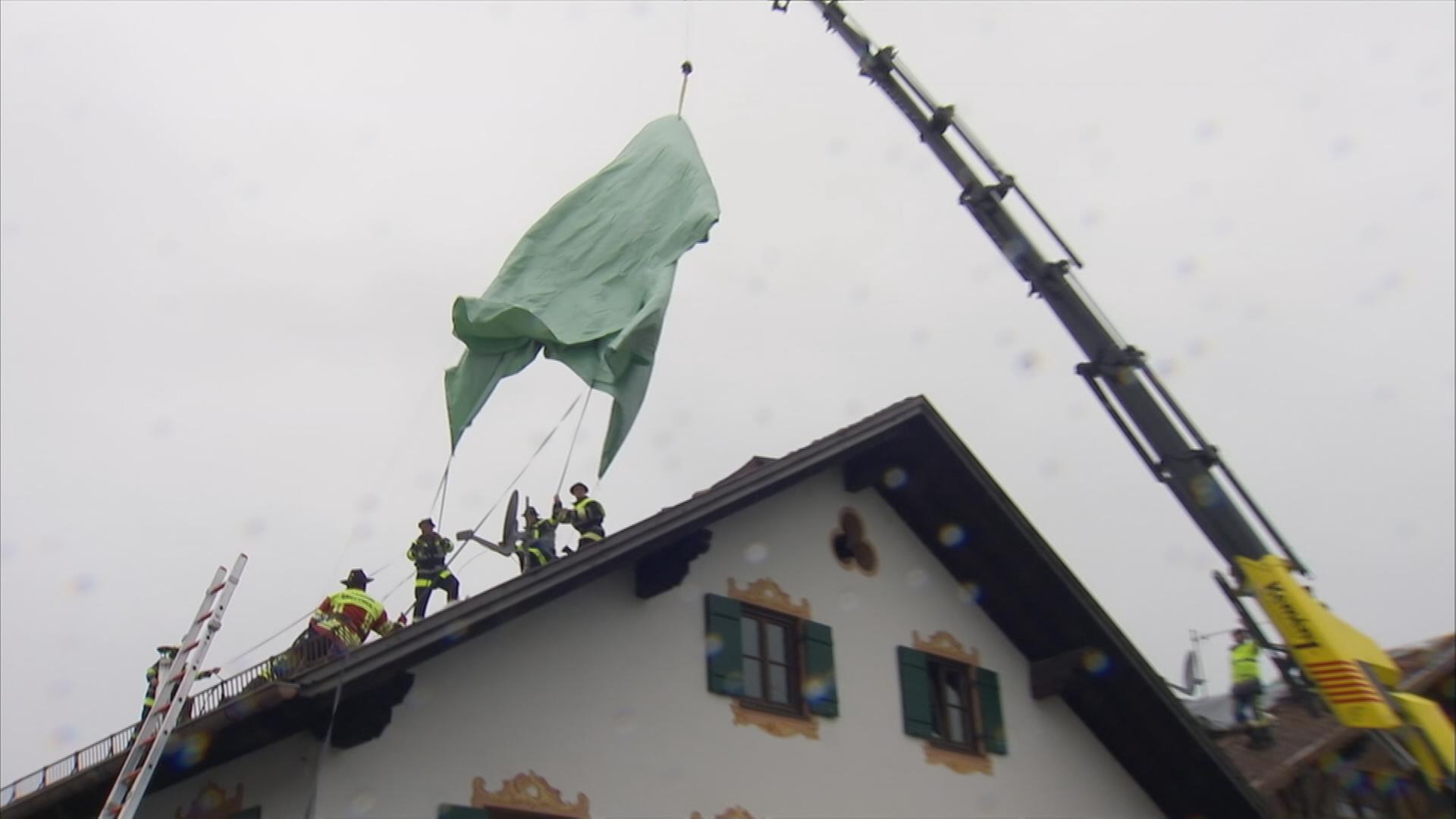 Hagelschäden in Bayersoien