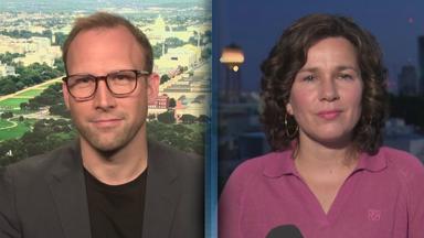 ZDF-NATO-Korrespondentin Isabelle Schaefers und ZDF-Korrespondent David Sauer aus Washington