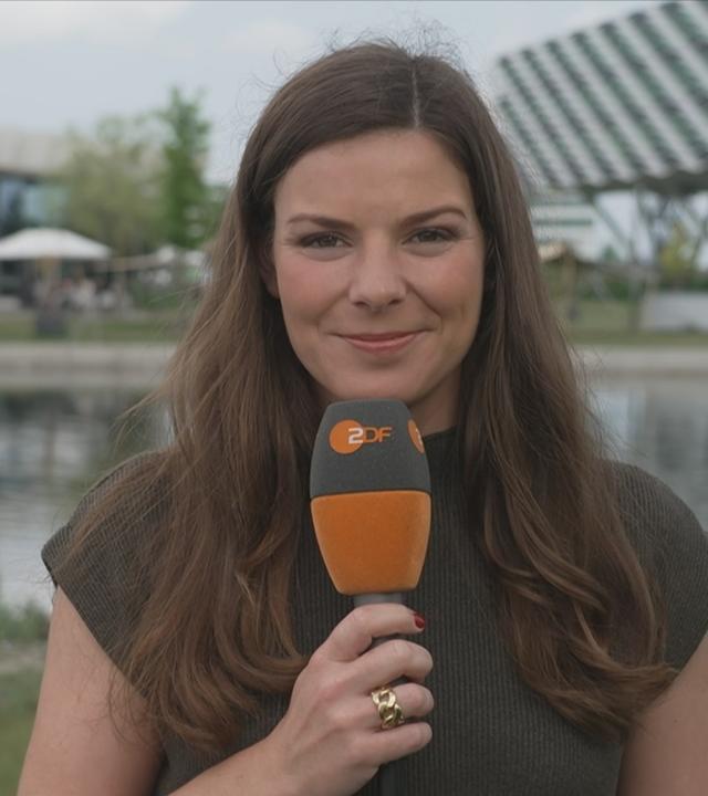 Amelie Stiefvatter im ZDF-Schaltgespräch
