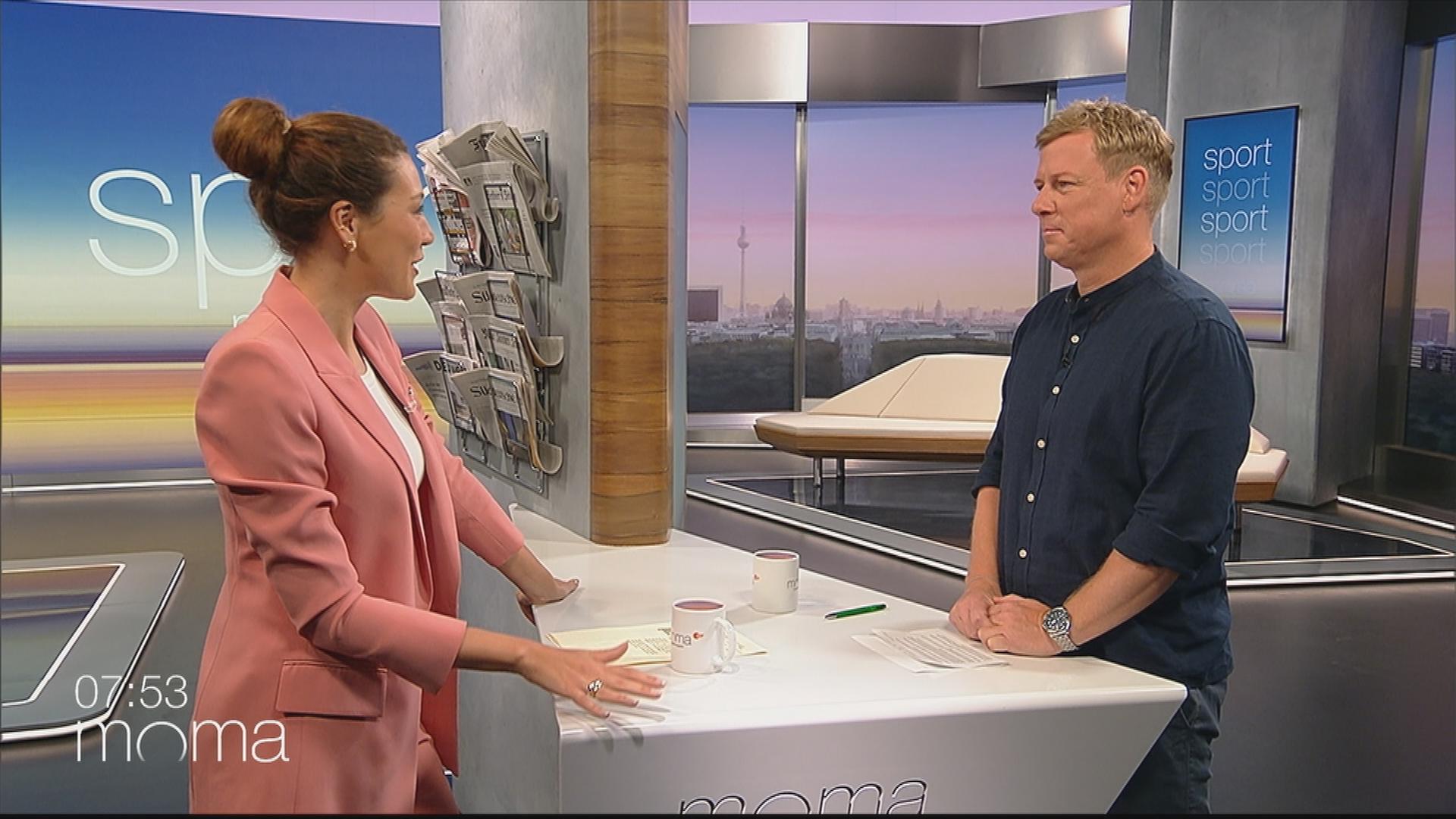 Lena Kesting und Markus Harm im Morgenmagazin.