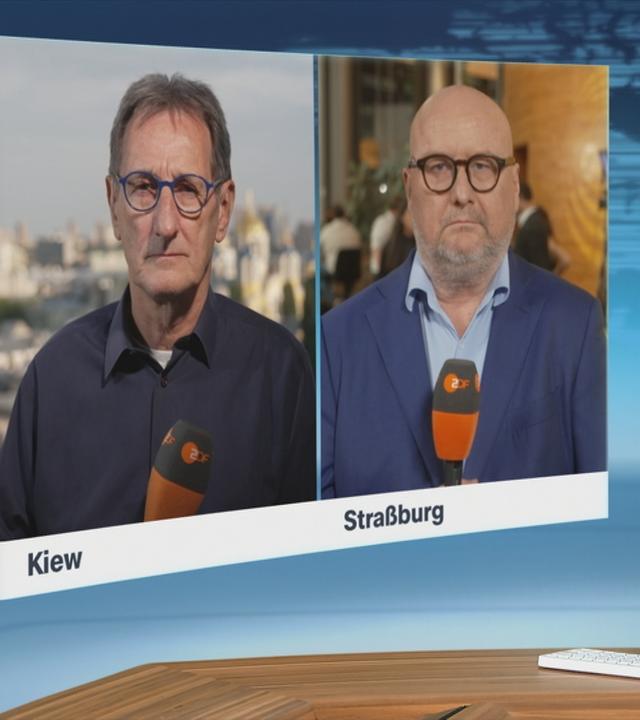 Thomas Reichart im Schaltgespräch mit der ZDFheute