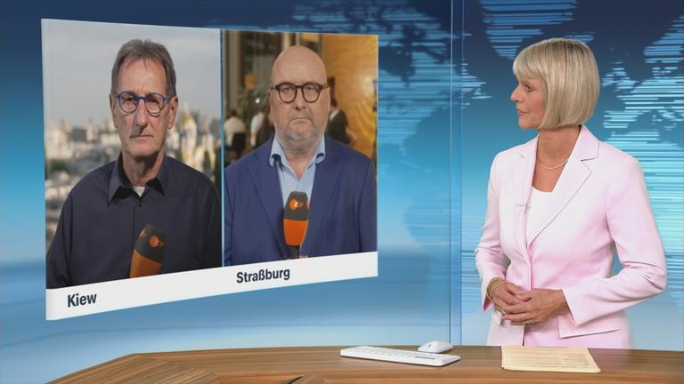 Thomas Reichart im Schaltgespräch mit der ZDFheute