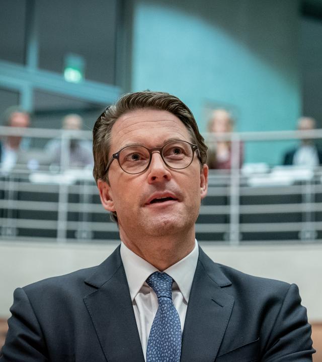 Andreas Scheuer (CSU), damals Bundesminister für Verkehr und digitale Infrastruktur, kommt als Zeuge zum Maut-Untersuchungsausschuss des Bundestags.