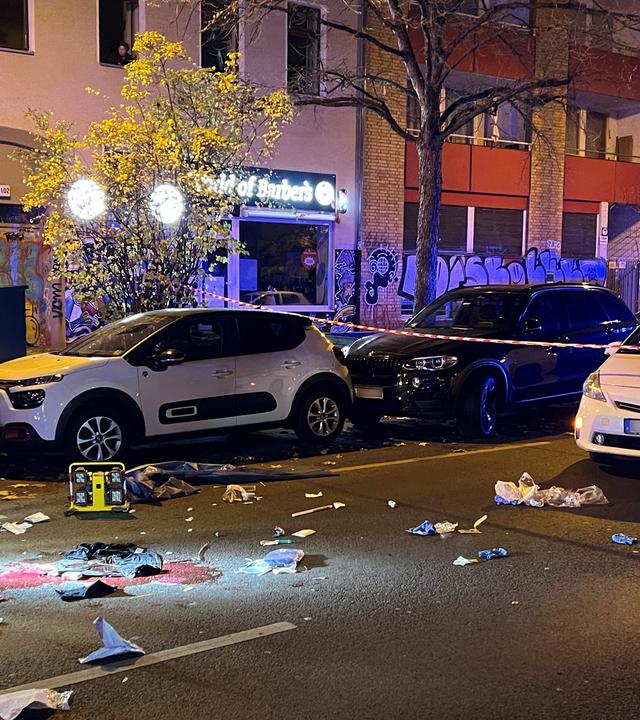 Polizeieinsatz nach tödlicher Schießerei in Berlin-Kreuzberg
