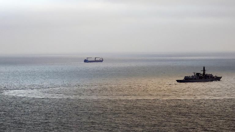 Schiife an der Nordsee