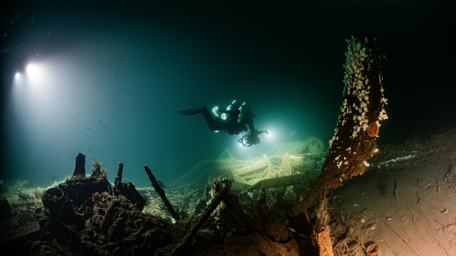 Taucher entdecken Wrack von Schiff aus dem Ersten Weltkrieg