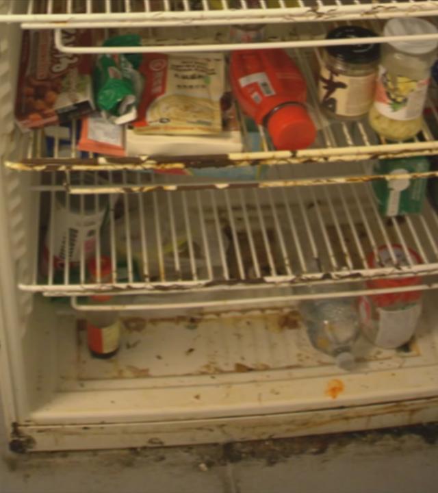 Verschimmelter Kühlschrank