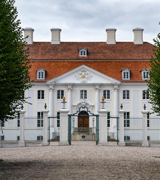 Das Schloss Meseberg in Brandenburg.