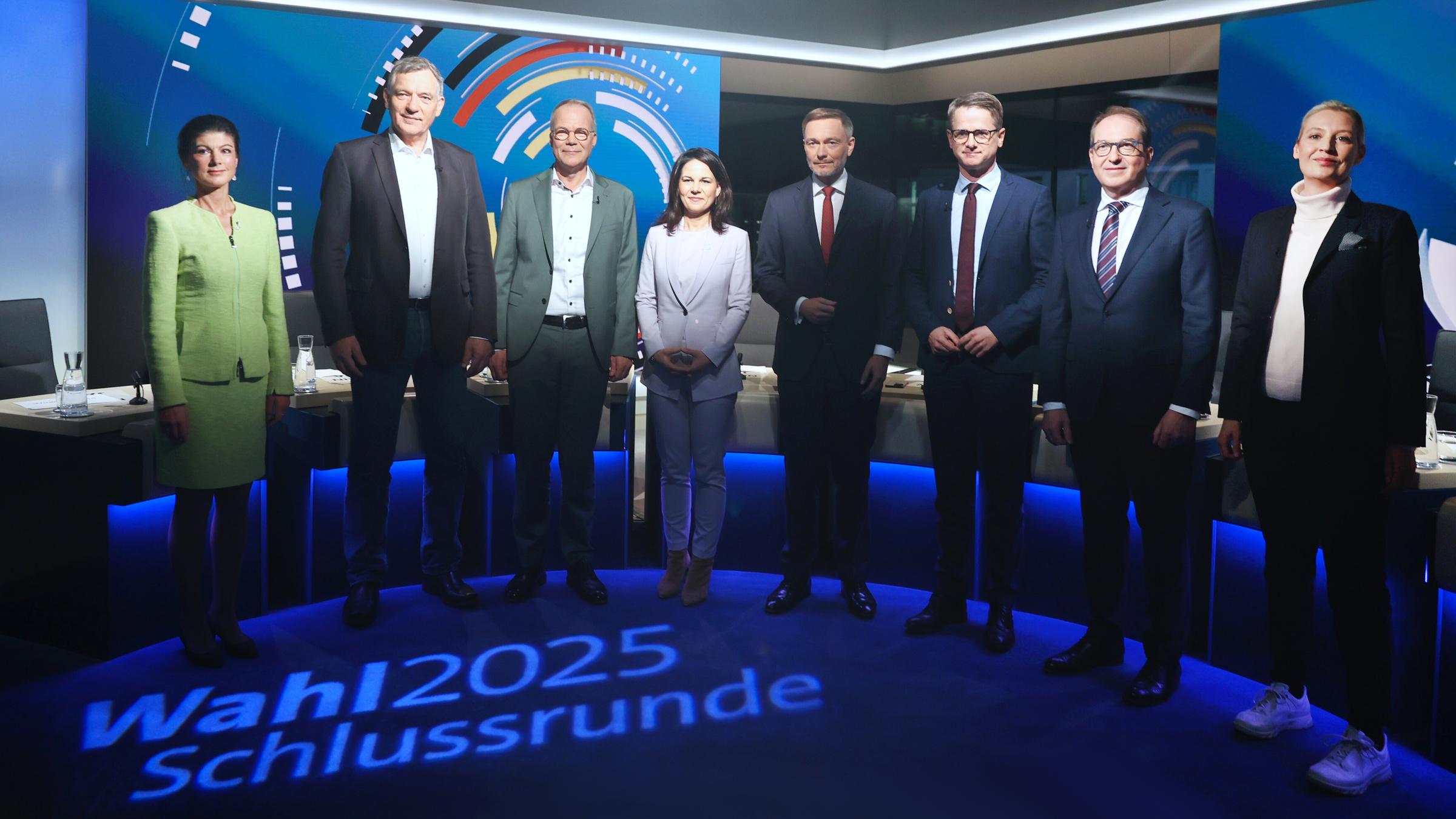 Schlussrunde vor der Bundestagswahl 2025