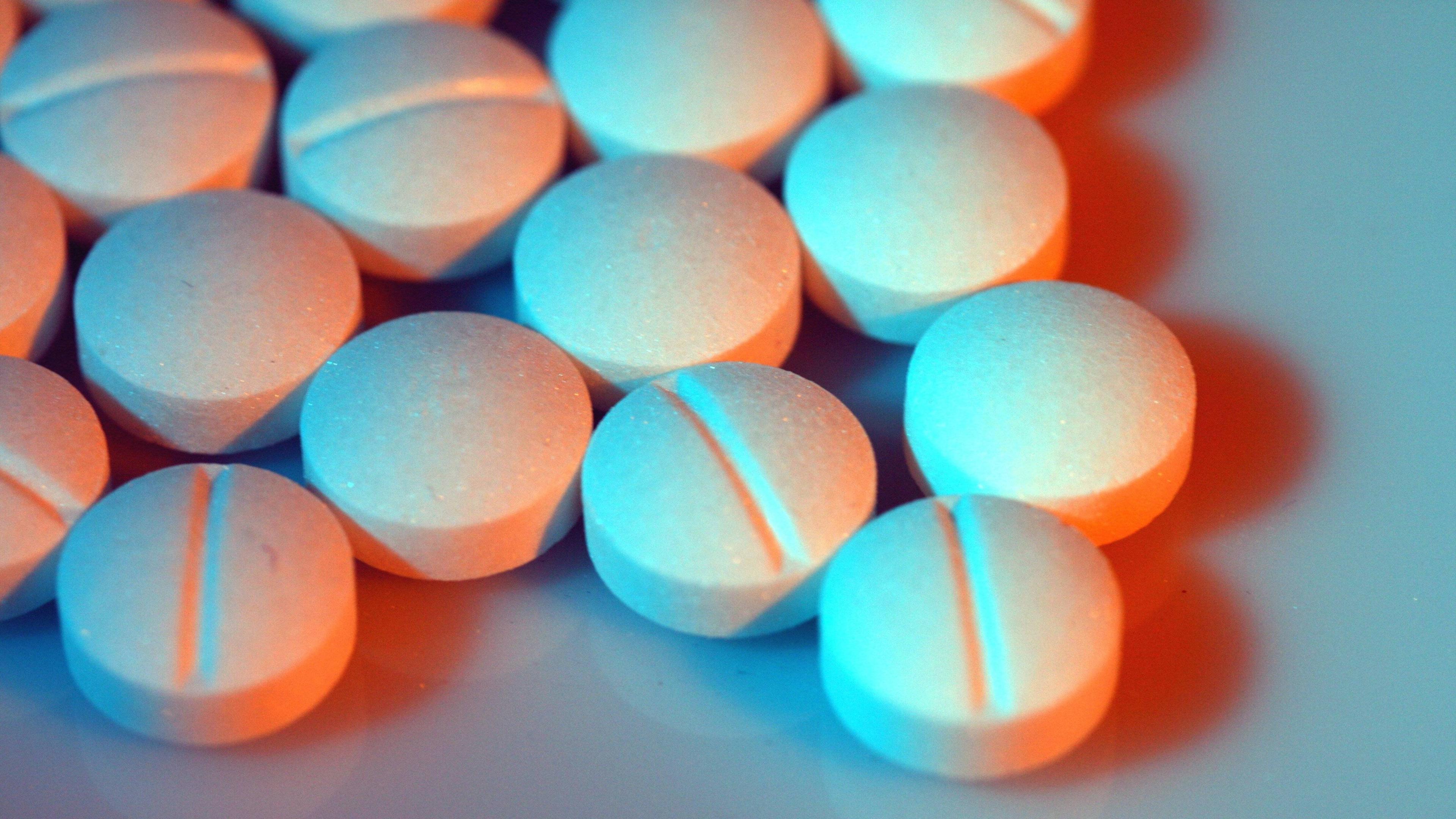 Weiße Tabletten