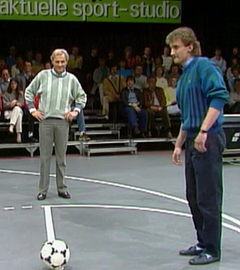 Rudi Völler 1985 im Sportstudio