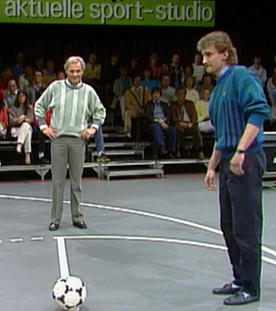 Rudi Völler 1985 im Sportstudio