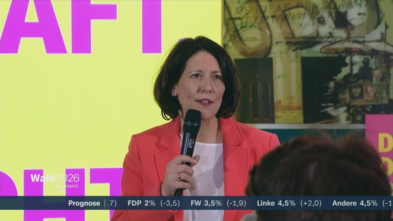 Daniela Schmitt von der FDP mit einer Reaktion zur Landtagswahl in Rheinland-Pfalz.