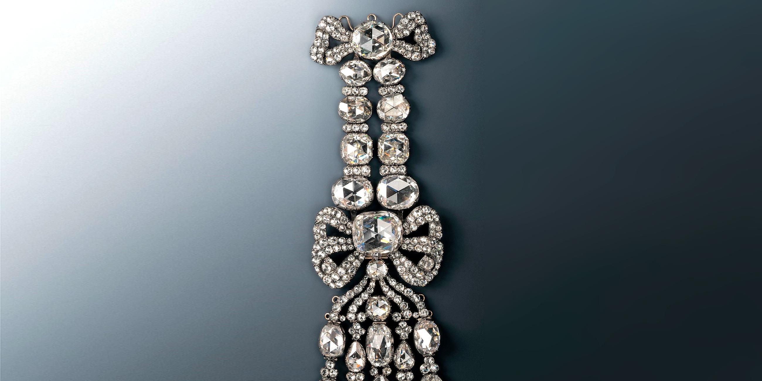 Epaulette des Diamantrosen-Sets