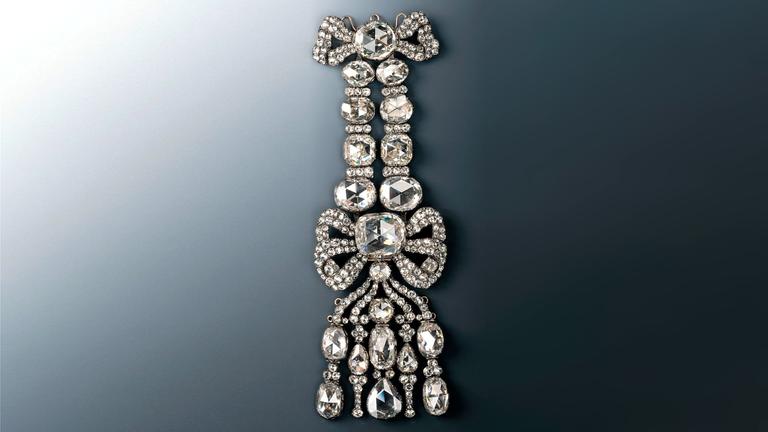 Epaulette des Diamantrosen-Sets