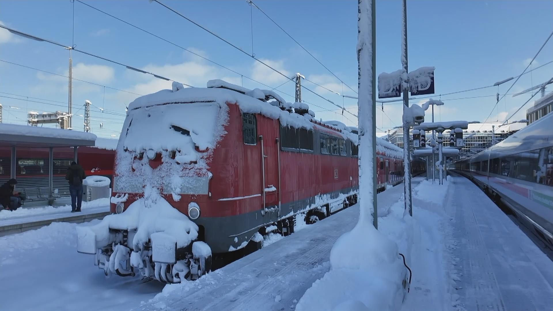 Schneechaos in Bayern