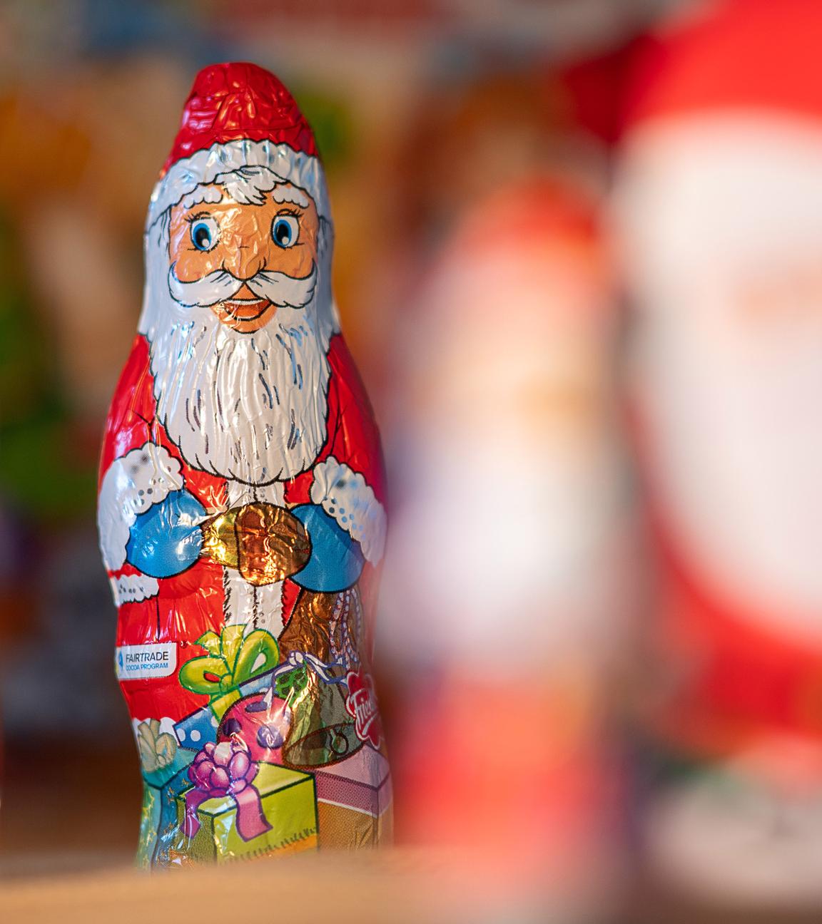 Symbolbild: Schoko-Weihnachtsmänner