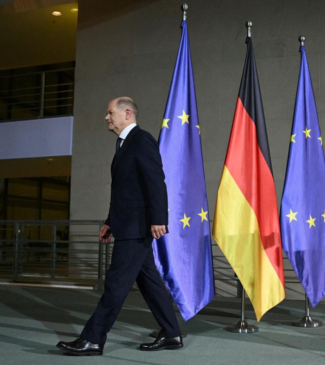 Scholz nach der Rede zum Rauswurf Lindners aus der Ampel - Geht von der Bühne