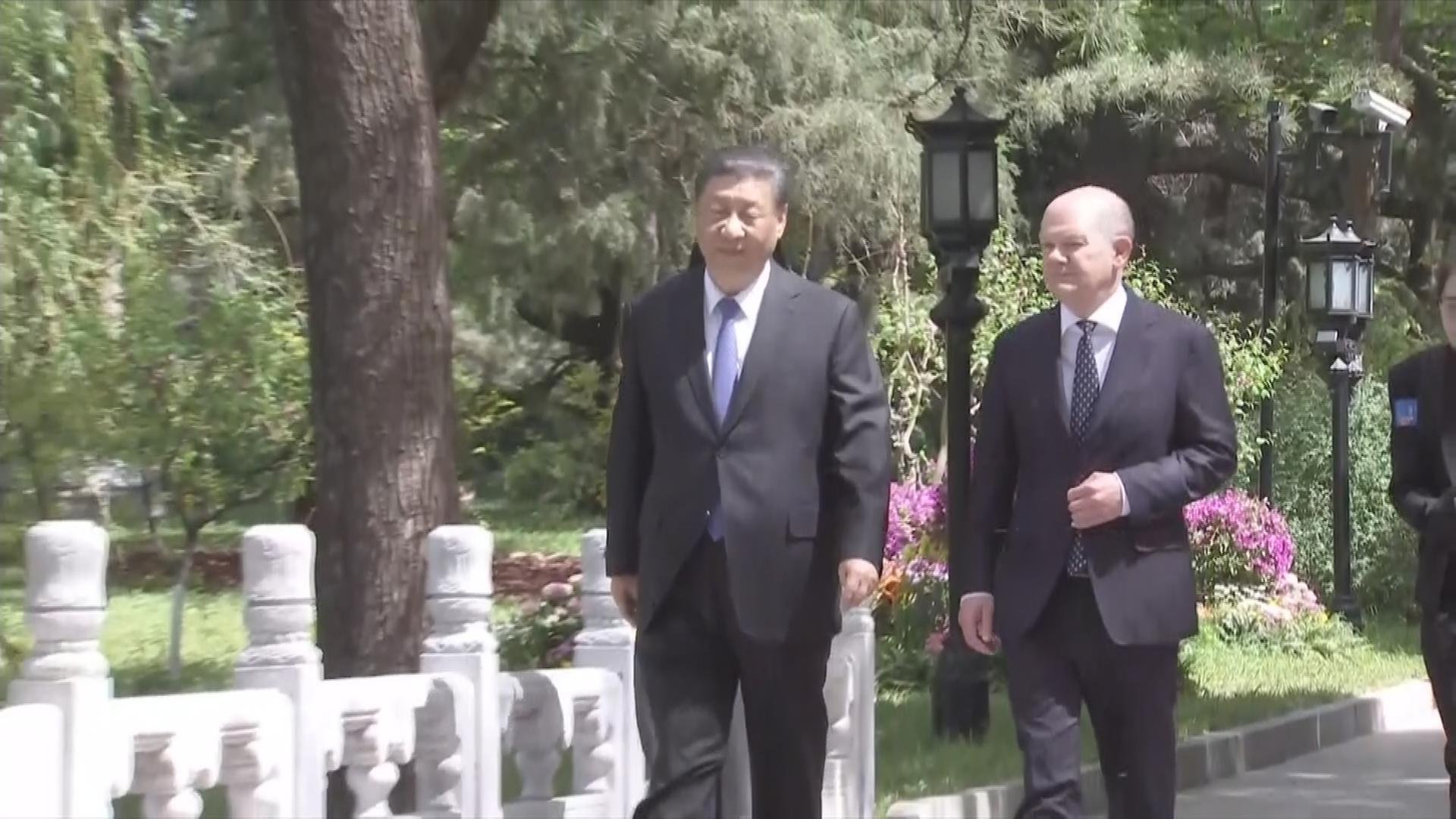 Scholz in Peking
